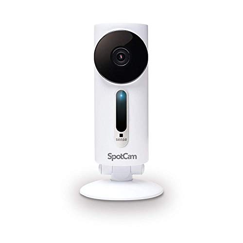SpotCam Sense ワイヤレスホームセキュリティカメラ、屋内用、1080P FHD、ナイトビジョン、双方向通信、動体・音声アラート、温度・湿度