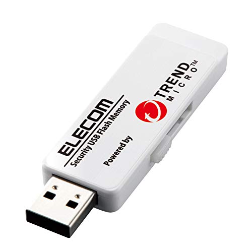 エレコム USBメモリ 8GB USB3.0 トレンドマイクロ ウィルスチェック機能搭載 1年ライセンス MF-PUVT308GA1