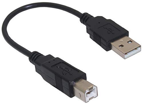 オーディオファン USB-Bケーブル USB A - USB B USB2.0 短い 約 20cm スキャナー プリンター ケーブル