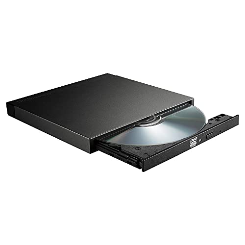 ロジテック DVDドライブ CDドライブ 外付け Win / Mac対応 M-Disc対応 バスパワー対応 PC パソコン CD取り込み 超薄型 超軽量 光学ドライ
