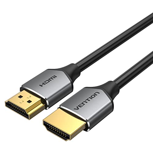 VENTION 極細 HDMI - HD ケーブル オス - オス 4K@60Hz 対応 配線しやすい 細線 HDMI スーパースリム ケーブル 極小インターフェイス (1m