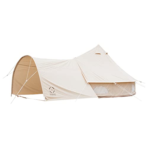 S'more(スモア) Bello Arch Tarp タープテント アーチ タープ テント アーチ型 収納バッグ付き ポリコットン キャンプ テント 約200×375