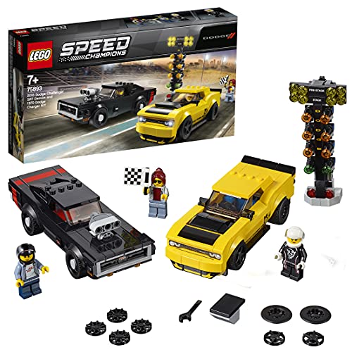 レゴ(LEGO) 2018 ダッジ・チャレンジャー SRT デーモンと 1970 ダッジ・チャージャー R/T 75893 ブロック おもちゃ 男の子 車