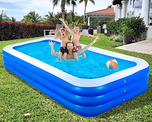 ビニールプール 大型 家庭用プール3Ｍ 300x185x60cm ファミリープール 大容量 3つ気室 夏の日 スイミング 屋内 屋外用 暑さ対策 水遊び