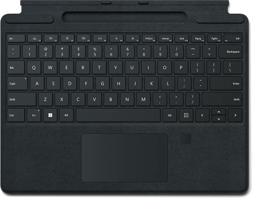 Microsoft Surface Pro 指紋認証センサー付き Signature キーボード ブラック