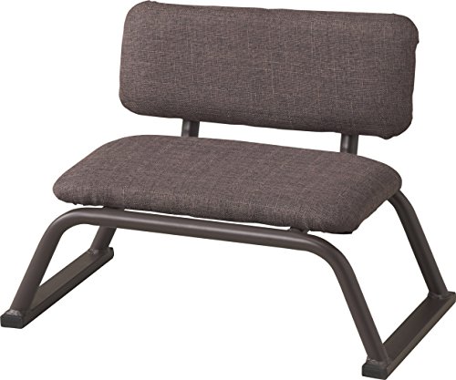 パール金属(PEARL METAL) 座椅子 ブラウン (約)本体:幅42×奥行28.5×高さ30cm、座面高さ:17cm