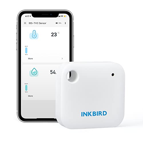 INKBIRD WiFi 温度計 湿度計 高精度 ワイヤレス 温湿度計 デジタル スマホ連携 アラート通知 データ記録 グラフ表示 データクラウドスト