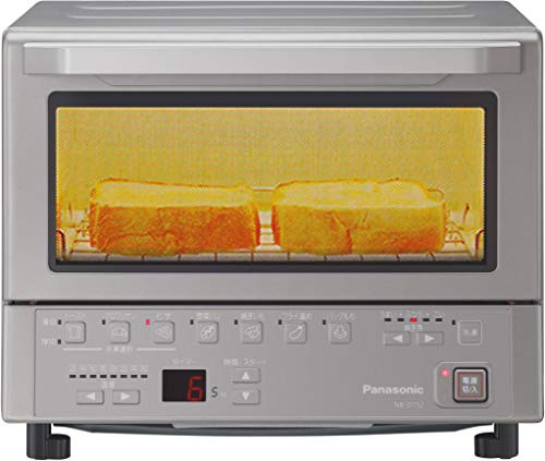 パナソニック コンパクトオーブン トースト焼き加減自動調整 8段階温度調節 シルバー NB-DT52-S