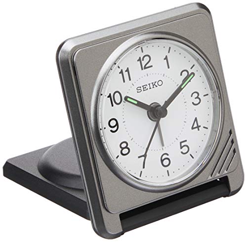 セイコークロック 置き時計 目覚まし時計 アナログ 小型 本体サイズ:7.8×17.2×2.4cm QQ638S
