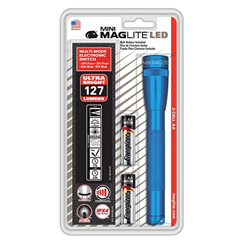 MAG-LITE(マグライト) ミニマグLED AA ブルー 単3電池 2本 SP2211H