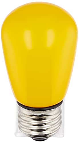 エルパ (ELPA) LED電球サイン形 LED電球 照明 E26 黄 防水設計:IP65 LDS1Y-G-GWP903