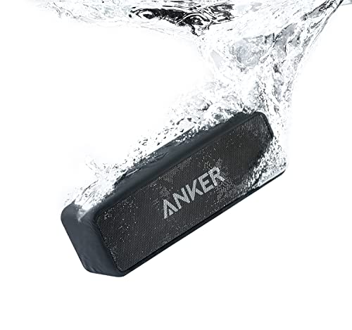 Anker Soundcore 2 (12W Bluetooth 5 スピーカー 24時間連続再生)【完全ワイヤレスステレオ対応/強化された低音 / IPX7防水規格 / デュア