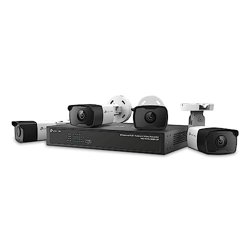 VIGI カメラネットワークビデオレコーダーセット VIGI 3MP バレット型カメラ 防犯カメラ セキュリティカメラ VIGI C330I (x4) + 8チャン