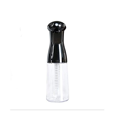 圧力スプレーボトル 用途に応じて サロン 理美容 家庭園芸 ミスト 霧吹き マイクロスプレーボトル (200, ブラック)