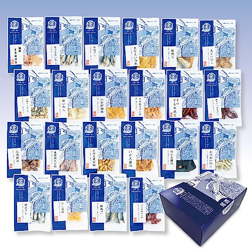 ※他店舗と在庫併用の為、品切れの場合は、ご容赦ください。15g焼あごとびうお、砂糖、食塩/ソルビット、調味料（アミノ酸） 原産国名：ベトナム12gピリ辛あたりめいか（中国）、醤油、醸造酢、食塩、唐辛子