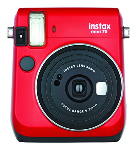 FUJIFILM インスタントカメラ チェキ instax mini 70 レッド INS MINI 70N RED