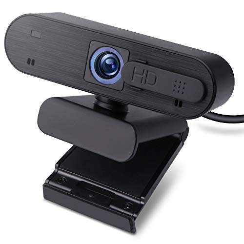 エレコム WEBカメラ UCAM-C820ABBK フルHD 1080p 30FPS 200万画素 オートフォーカス マイク内蔵 プライバシーシャッター付 1/4インチ三脚