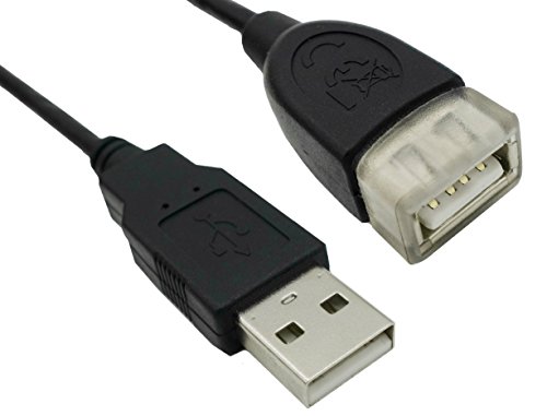 オーディオファン USB延長ケーブル USB-A メス - オス USB2.0 ブラック 75cm