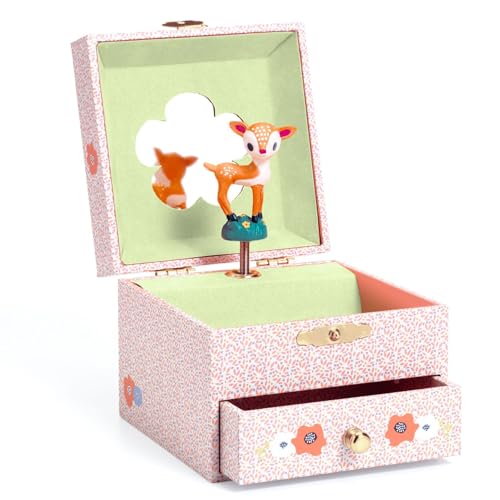 オルゴール 女の子 プレゼント ジュエリーボックス おもちゃ アクセサリーケース 4歳 知育玩具 おもちゃ クリスマス 子供 [ DJECO ジェコ