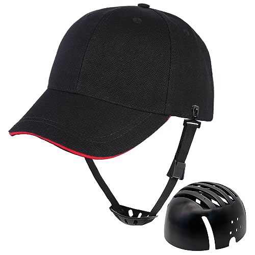 GOKEI 自転車 ヘルメット 内蔵 帽子 キャップ 帽子型 自転車ヘルメット CE認証 サイクリング 頭囲58~62cm 帽子型ヘルメット プロテクター