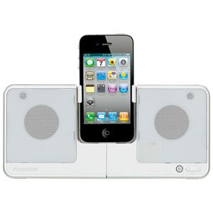 プリンストンテクノロジー iPhone/iPod用ポータブルスピーカー i-Swing II (ホワイト) PSP-IS2W