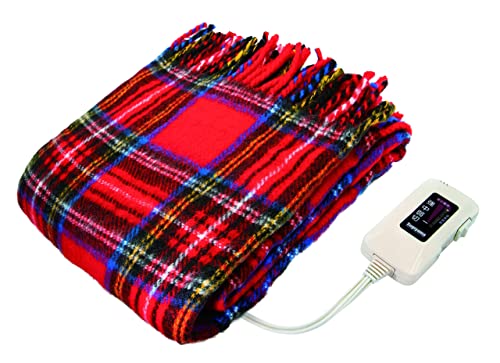 椙山紡織 電気ひざ掛け毛布 洗える 日本製 140×82cm レッド NA-055H-RT