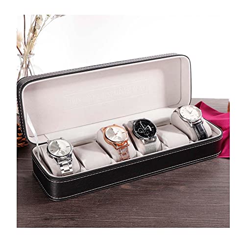 腕時計収納ケース ウォッチ 収納ボックス 6本用 コレクションケース スマート時計ディスプレイ 展示 保管 観賞 ジッパー付き ジュエリー