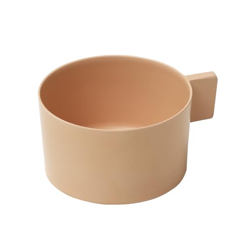ideaco (イデアコ) シリアル スープ サラダ カップ 直径10高さ6幅12.6cm 容量350ml usumono mug bowl beige (ウスモノ マグボウル ベージ