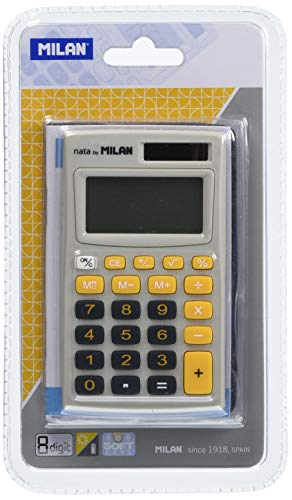 MILAN 8桁電卓 ポケットサイズ 150208OBL オレンジ