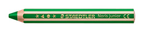 ステッドラー 色鉛筆 グリーン みどり 6本 ノリスジュニア 水彩色鉛筆 太軸 140-5*6