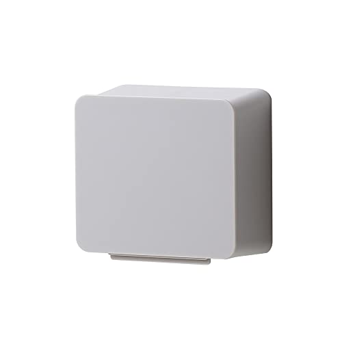 ideaco(イデアコ) どんな壁にも貼れる 収納ケース グレー WALL pocket S (ウォールポケットS)