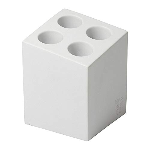 ideaco(イデアコ) 傘立て マット ホワイト 4本挿し mini cube(ミニキューブ)