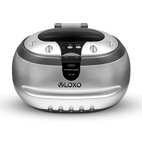 VLOXO超音波洗浄器 42000Hz 600ML 洗浄器メガネ 時計 入れ歯洗浄機 アクセサリー洗