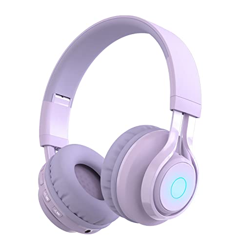 SITOAT 子供ヘッドホン Bluetoothヘッドホン 85db音量制限 聴覚保護 ワイヤレス ヘッドフォン マイク付き オンライン授業 音楽 会話 キッ