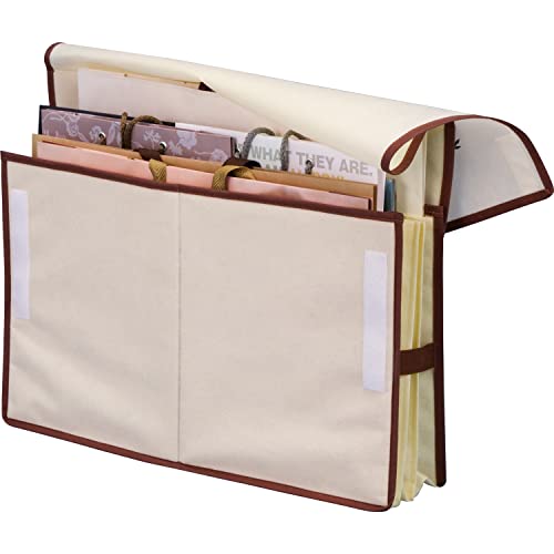 アストロ 紙袋収納ケース A4サイズ 八つ切画用紙対応 ベージュ ショップ袋 ストッカー スリム 606-49