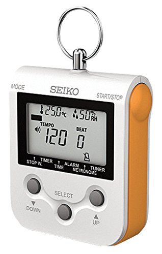 SEIKO セイコー デジタルメトロノーム ネックストラップ付 マンゴーオレンジ DM90D