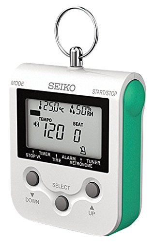 SEIKO セイコー デジタルメトロノーム ネックストラップ付 アップルグリーン DM90G