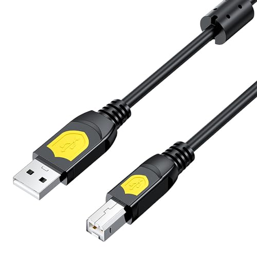 【FsGrg】プリンターケーブル USB 2.0ケーブル abタイプ プリンター配線 ファックス機 コピー機 スキャナーなどの機種に対応 1.5M