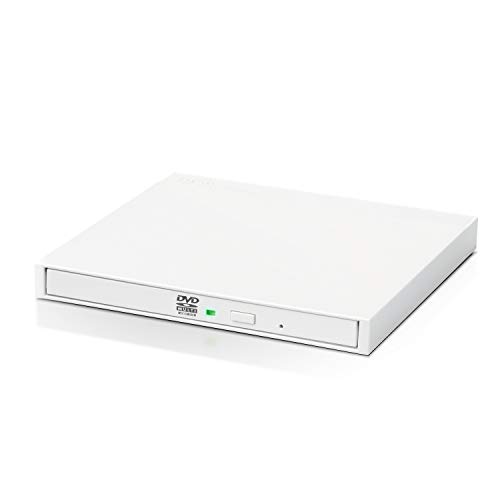 ロジテック 外付け DVDドライブ USB3.2(Gen1) windows/Mac/Surface対応 サイバーリンク データ書き込みソフト付 M-DISC対応 ホワイト LDR