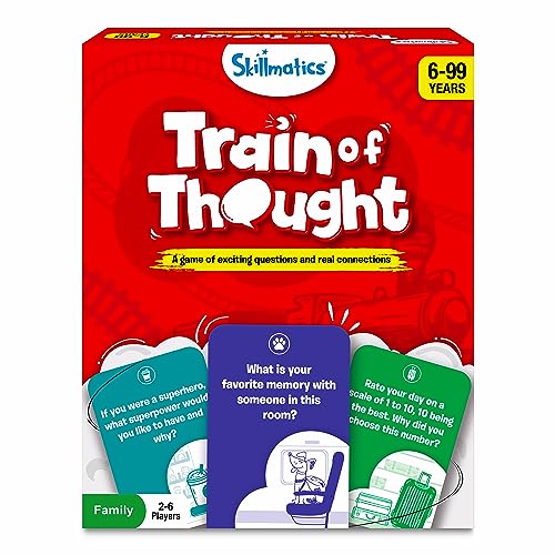 Skillmatics Card Game - Train of Thought, Fun for Family Game Night, Educational Toys, Travel Games for Kids, Teens and